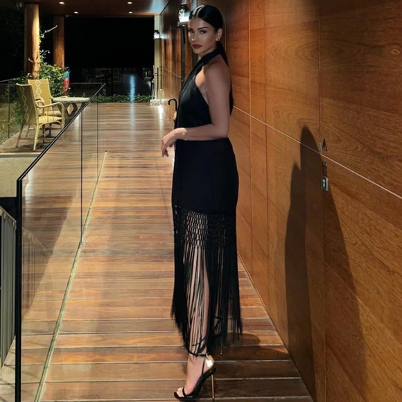 NWT Zara Linen Dress With Fringe —- SOLD ❌❌❌❌❌ - Picture 12 of 16